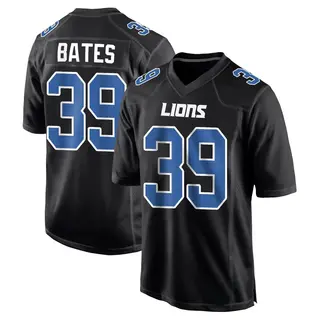 Game Youth Jake Bates Detroit Lions Nike Carbon Fashion Jersey - Black