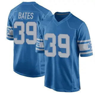 Game Youth Jake Bates Detroit Lions Nike Throwback Vapor Untouchable Jersey - Blue