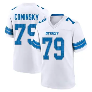 Game Youth John Cominsky Detroit Lions Nike 2nd Jersey - White