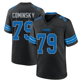 Game Youth John Cominsky Detroit Lions Nike Alternate 2nd Jersey - Black