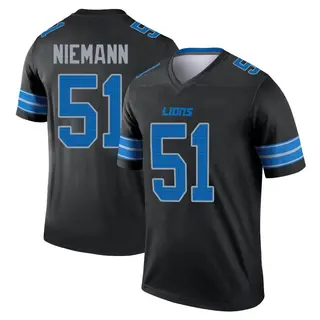 Legend Men's Ben Niemann Detroit Lions Nike Jersey - Black