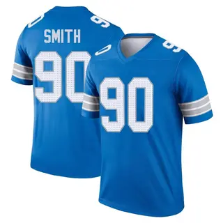 Legend Men's Chris Smith Detroit Lions Nike 2nd Jersey - Blue