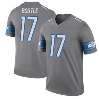 Legend Men's Dicaprio Bootle Detroit Lions Nike Color Rush Steel Jersey -
