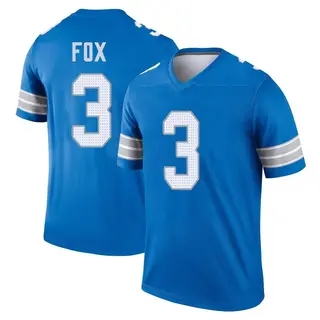Legend Men's Jack Fox Detroit Lions Nike 2nd Jersey - Blue