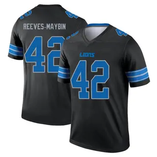Legend Men's Jalen Reeves-Maybin Detroit Lions Nike Jersey - Black