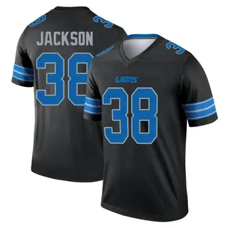 Legend Men's Justin Jackson Detroit Lions Nike Jersey - Black