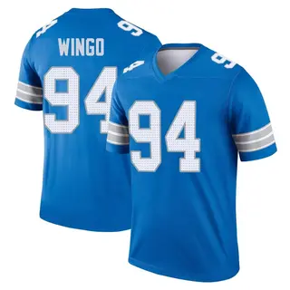 Legend Men's Mekhi Wingo Detroit Lions Nike 2nd Jersey - Blue