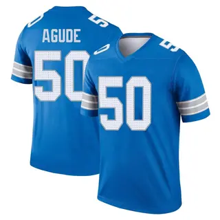Legend Men's Mitchell Agude Detroit Lions Nike 2nd Jersey - Blue