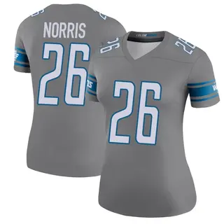 Legend Women's Morice Norris Detroit Lions Nike Color Rush Steel Jersey -