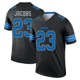 Legend Youth Jerry Jacobs Detroit Lions Nike Jersey - Black