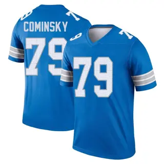 Legend Youth John Cominsky Detroit Lions Nike 2nd Jersey - Blue