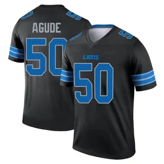 Legend Youth Mitchell Agude Detroit Lions Nike Jersey - Black