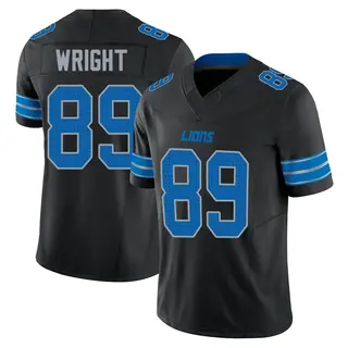 Limited Men's Brock Wright Detroit Lions Nike Alternate Vapor F.U.S.E. 2nd Jersey - Black