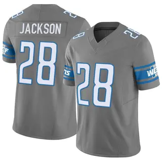 Limited Men's Dan Jackson Detroit Lions Nike Silver Vapor F.U.S.E. Jersey -
