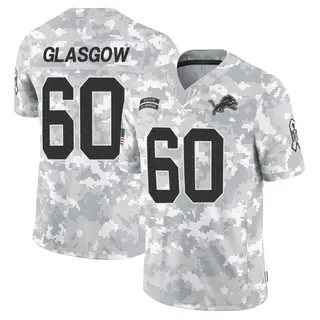 Limited Men's Graham Glasgow Detroit Lions Nike 2024 Salute to Service Jersey - Arctic Camo