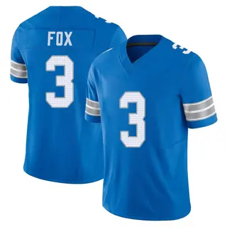 Limited Men's Jack Fox Detroit Lions Nike Vapor F.U.S.E. 2nd Jersey - Blue