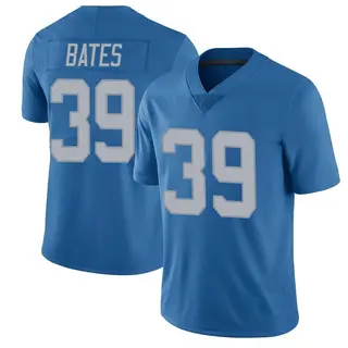 Limited Men's Jake Bates Detroit Lions Nike Throwback Vapor Untouchable Jersey - Blue