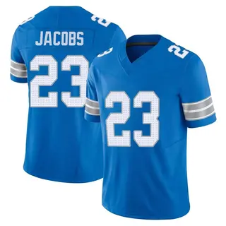Limited Men's Jerry Jacobs Detroit Lions Nike Vapor F.U.S.E. 2nd Jersey - Blue