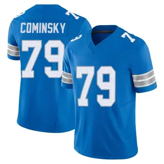 Limited Men's John Cominsky Detroit Lions Nike Vapor F.U.S.E. 2nd Jersey - Blue