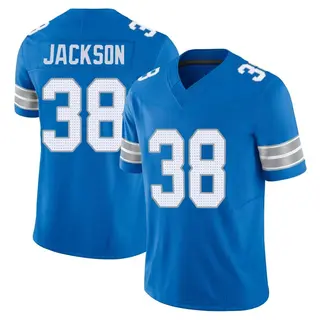 Limited Men's Justin Jackson Detroit Lions Nike Vapor F.U.S.E. 2nd Jersey - Blue