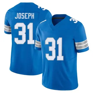 Limited Men's Kerby Joseph Detroit Lions Nike Vapor F.U.S.E. 2nd Jersey - Blue