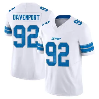 Limited Men's Marcus Davenport Detroit Lions Nike Vapor F.U.S.E. 2nd Jersey - White