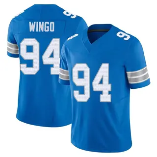 Limited Men's Mekhi Wingo Detroit Lions Nike Vapor F.U.S.E. 2nd Jersey - Blue