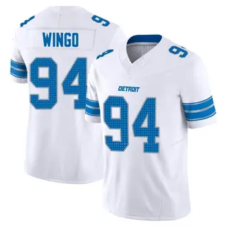 Limited Men's Mekhi Wingo Detroit Lions Nike Vapor F.U.S.E. 2nd Jersey - White