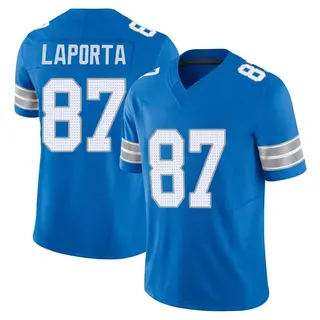 Limited Men's Sam LaPorta Detroit Lions Nike Vapor F.U.S.E. 2nd Jersey - Blue