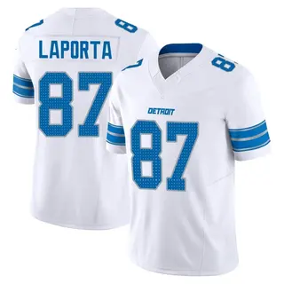 Limited Men's Sam LaPorta Detroit Lions Nike Vapor F.U.S.E. 2nd Jersey - White
