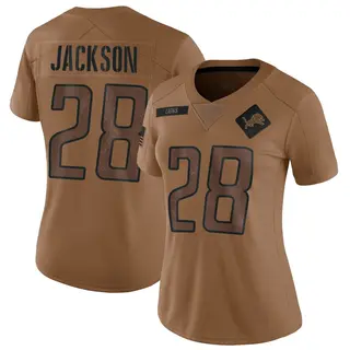 Limited Women's Dan Jackson Detroit Lions Nike 2023 Salute To Service Jersey - Brown