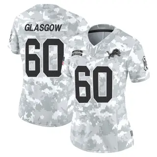 Limited Women's Graham Glasgow Detroit Lions Nike 2024 Salute to Service Jersey - Arctic Camo