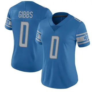 Limited Women's Jahmyr Gibbs Detroit Lions Nike Team Color Vapor Untouchable Jersey - Blue