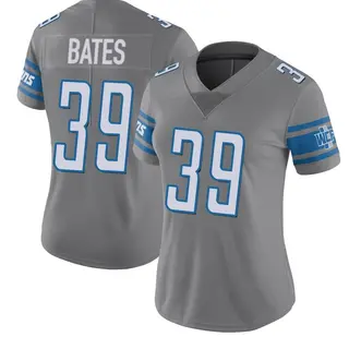 Limited Women's Jake Bates Detroit Lions Nike Color Rush Steel Jersey -
