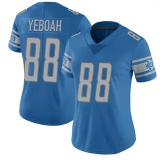 Limited Women's Kenny Yeboah Detroit Lions Nike Team Color Vapor Untouchable Jersey - Blue