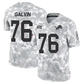 Limited Youth Connor Galvin Detroit Lions Nike 2024 Salute to Service Jersey - Arctic Camo