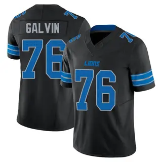Limited Youth Connor Galvin Detroit Lions Nike Alternate Vapor F.U.S.E. 2nd Jersey - Black