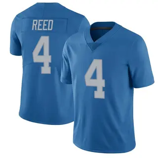 Limited Youth D.J. Reed Detroit Lions Nike Throwback Vapor Untouchable Jersey - Blue