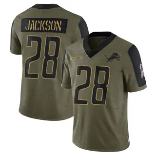 Limited Youth Dan Jackson Detroit Lions Nike 2021 Salute To Service Jersey - Olive