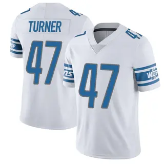 Limited Youth Ezekiel Turner Detroit Lions Nike Vapor Untouchable Jersey - White