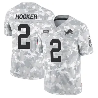 Limited Youth Hendon Hooker Detroit Lions Nike 2024 Salute to Service Jersey - Arctic Camo