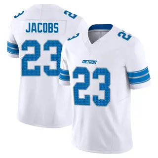 Limited Youth Jerry Jacobs Detroit Lions Nike Vapor F.U.S.E. 2nd Jersey - White
