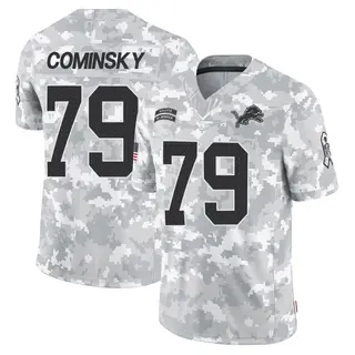 Limited Youth John Cominsky Detroit Lions Nike 2024 Salute to Service Jersey - Arctic Camo