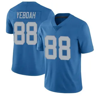 Limited Youth Kenny Yeboah Detroit Lions Nike Throwback Vapor Untouchable Jersey - Blue