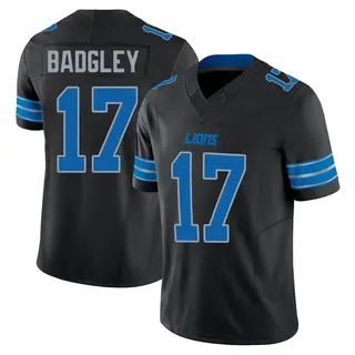 Limited Youth Michael Badgley Detroit Lions Nike Alternate Vapor F.U.S.E. 2nd Jersey - Black