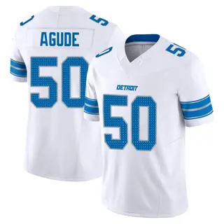 Limited Youth Mitchell Agude Detroit Lions Nike Vapor F.U.S.E. 2nd Jersey - White