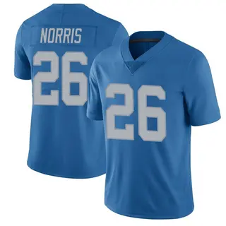 Limited Youth Morice Norris Detroit Lions Nike Throwback Vapor Untouchable Jersey - Blue